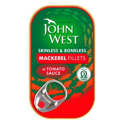 John West Mackarel Fillets In Tomato Sauce 115g